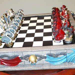 Collectors Dragon Chess Board set
